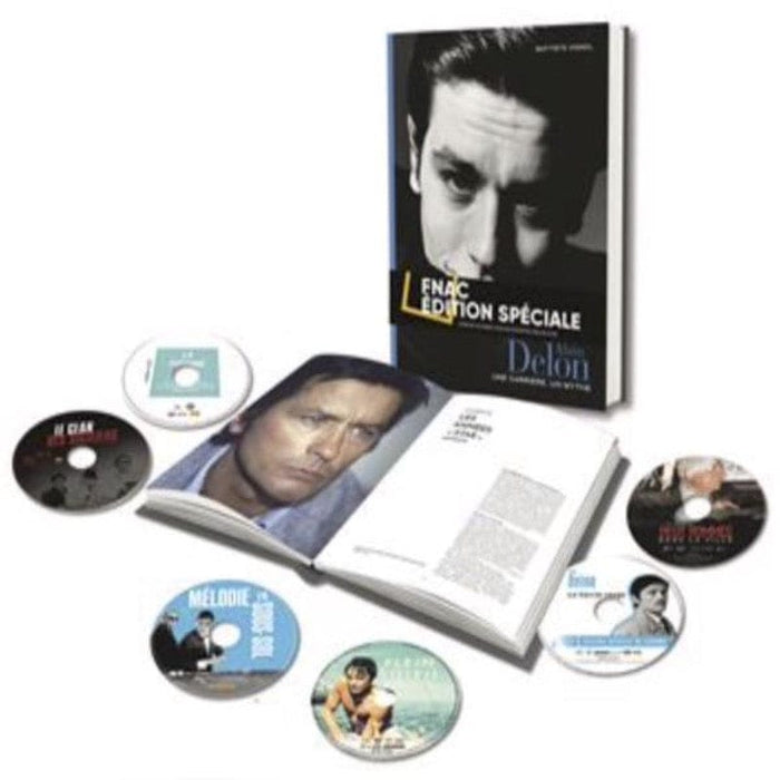 Alain Delon, une carrière, un mythe - coffret livre - DVD 9782377970513