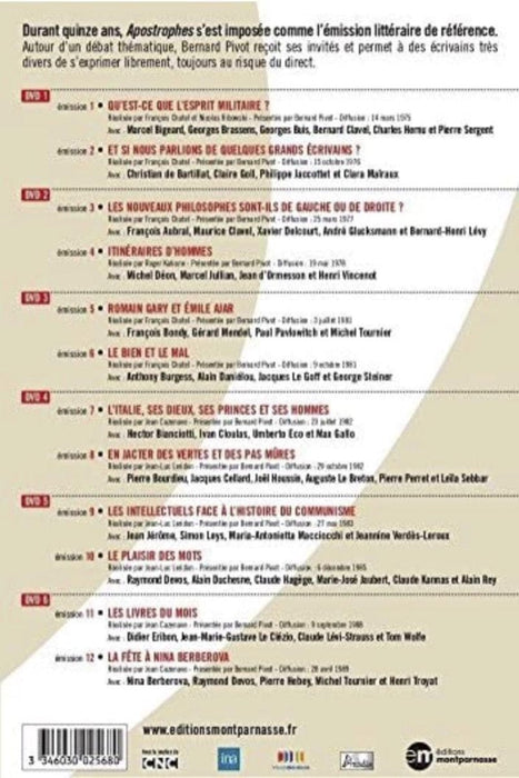 Apostrophes - coffret - dvd 3346030025680