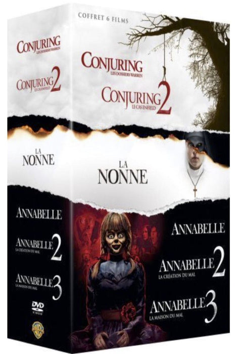 Conjuring + Conjuring 2 + Annabelle trilogie + La Nonne - coffret - dvd 5051889674054