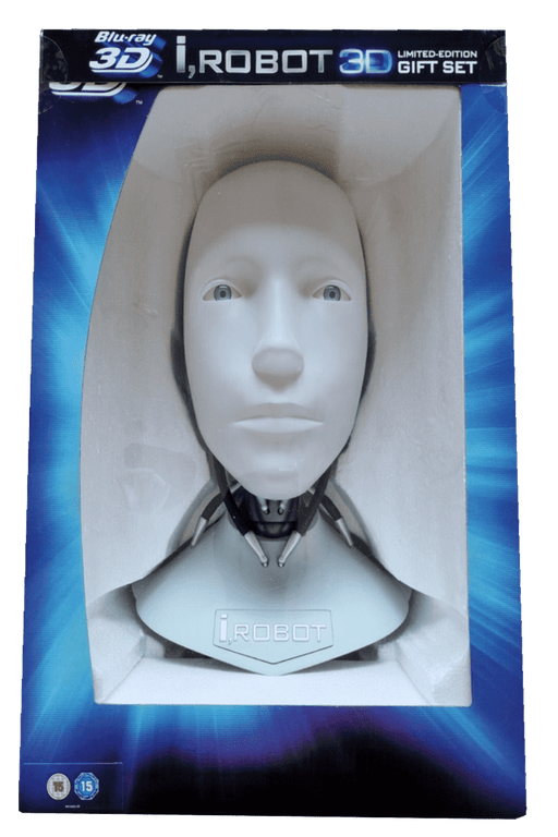 I-Robot - Coffret "Tête de robot Sonny" - blu-ray 3D | Import SANS VF 5039036054874