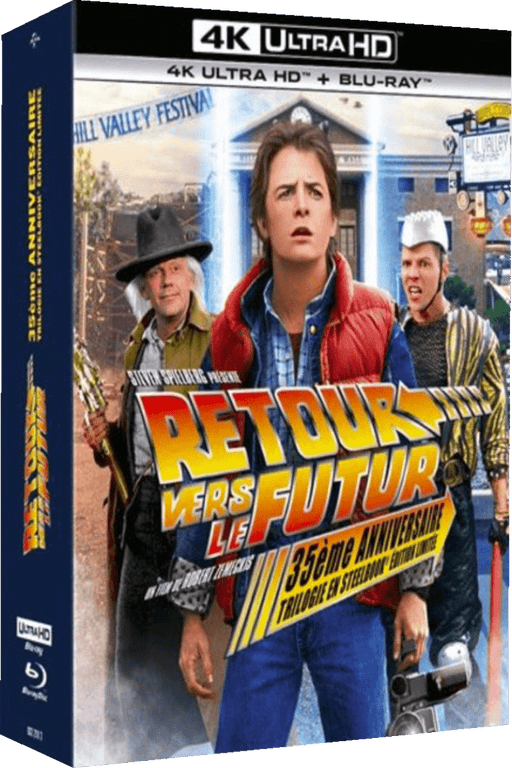 Retour vers le futur : Trilogie - coffret steelbook - 4k Ultra HD 5053083221836