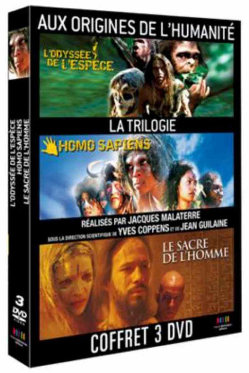 Aux origines de l'humanité, trilogie - coffret - DVD 3333290008836