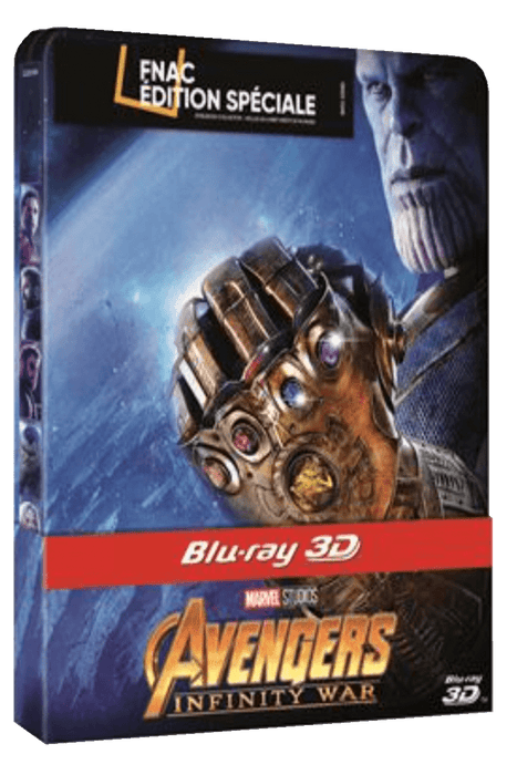Avengers : infinity war - steelbook - blu-ray 3D 8717418532932