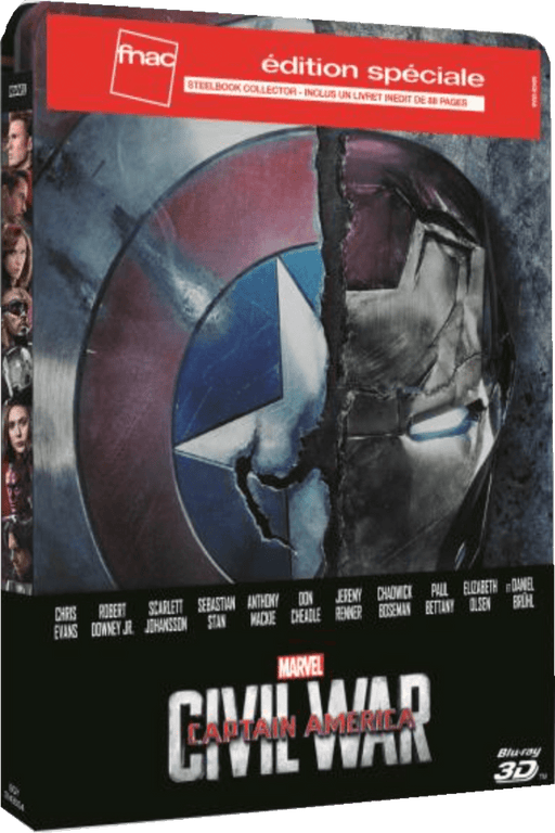 Captain America : Civil War - Steelbook Blu-ray 3D + 2D 8717418486266