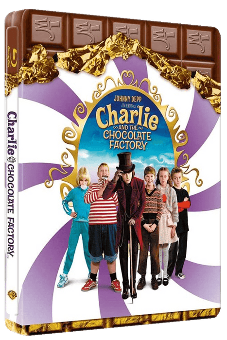 Charlie et la chocolaterie - Steelbook - Blu-ray 5051889544999