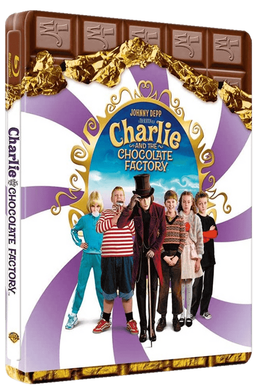 Charlie et la chocolaterie - Steelbook - Blu-ray 5051889544999