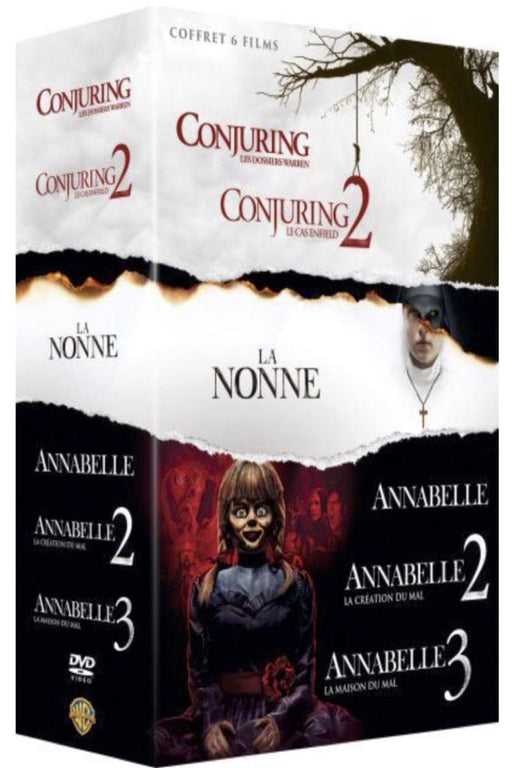 Conjuring + Conjuring 2 + Annabelle trilogie + La Nonne - coffret - dvd 5051889674054