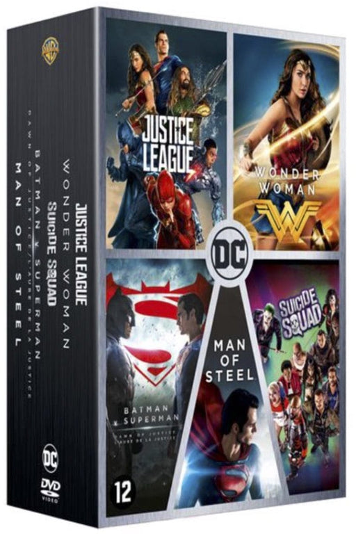 DC Universe - L'intégrale des 5 films : Justice League + Wonder Woman + Suicide Squad + Batman v Superman : L'aube de la justice + Man of Steel - coffret- dvd 5051889635611