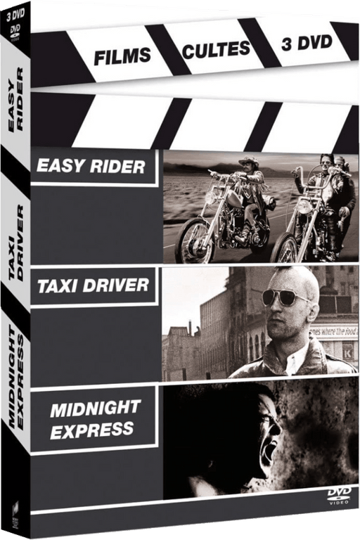 Easy Rider + Taxi Driver + Midnight Express - coffret - dvd 3333290000878