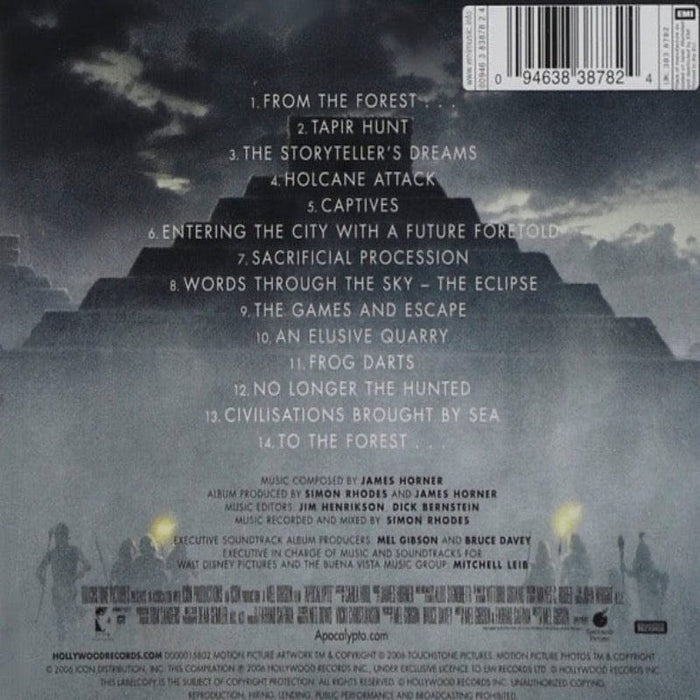 James Horner – Mel Gibson's Apocalypto - cd 094638387824