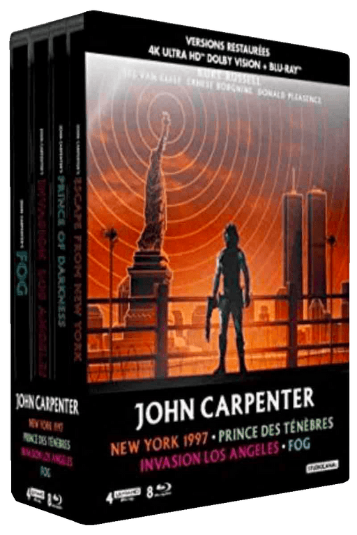 John Carpenter - coffret steelbook - 4k 5053083192082