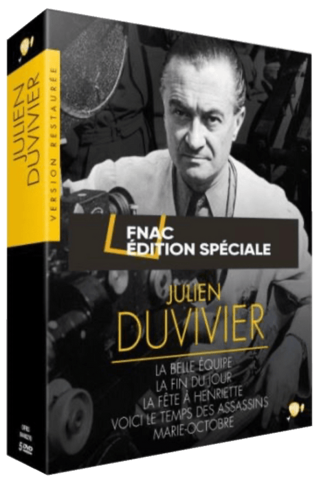 Julien Duvivier - coffret 5 films - dvd 3388330050276
