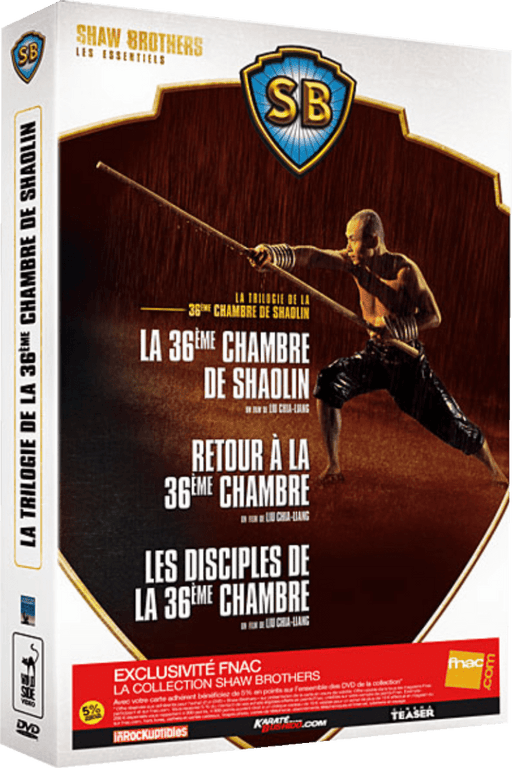 La trilogie 36ème chambre de Shaolin - coffret - dvd 3700301029195
