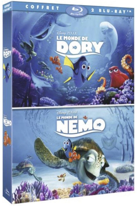 Le Monde de Nemo + Le monde de Dory - coffret - Blu-ray 8717418491680