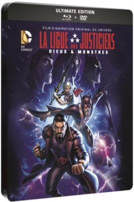 Les Aventures de la Ligue des justiciers - Dieux et monstres - steelbook - blu-ray 5051889544937
