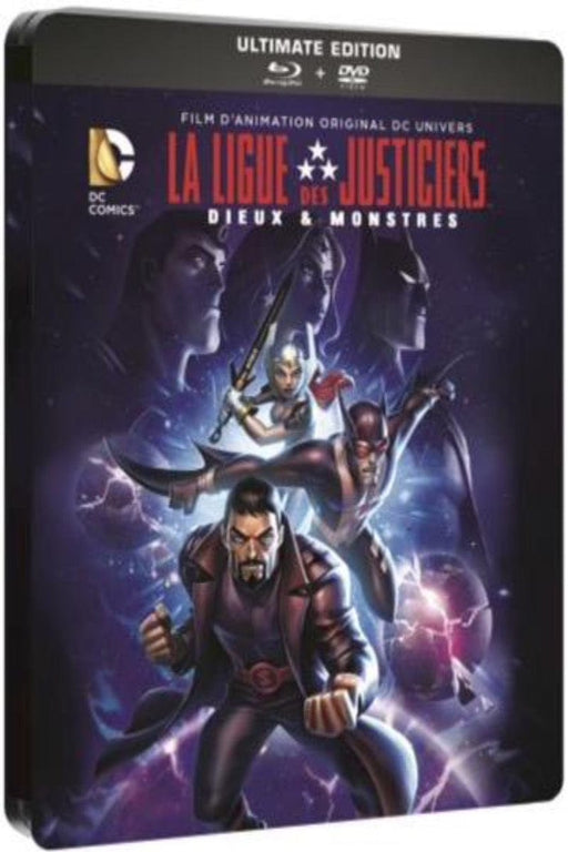 Les Aventures de la Ligue des justiciers - Dieux et monstres - steelbook - blu-ray 5051889544937