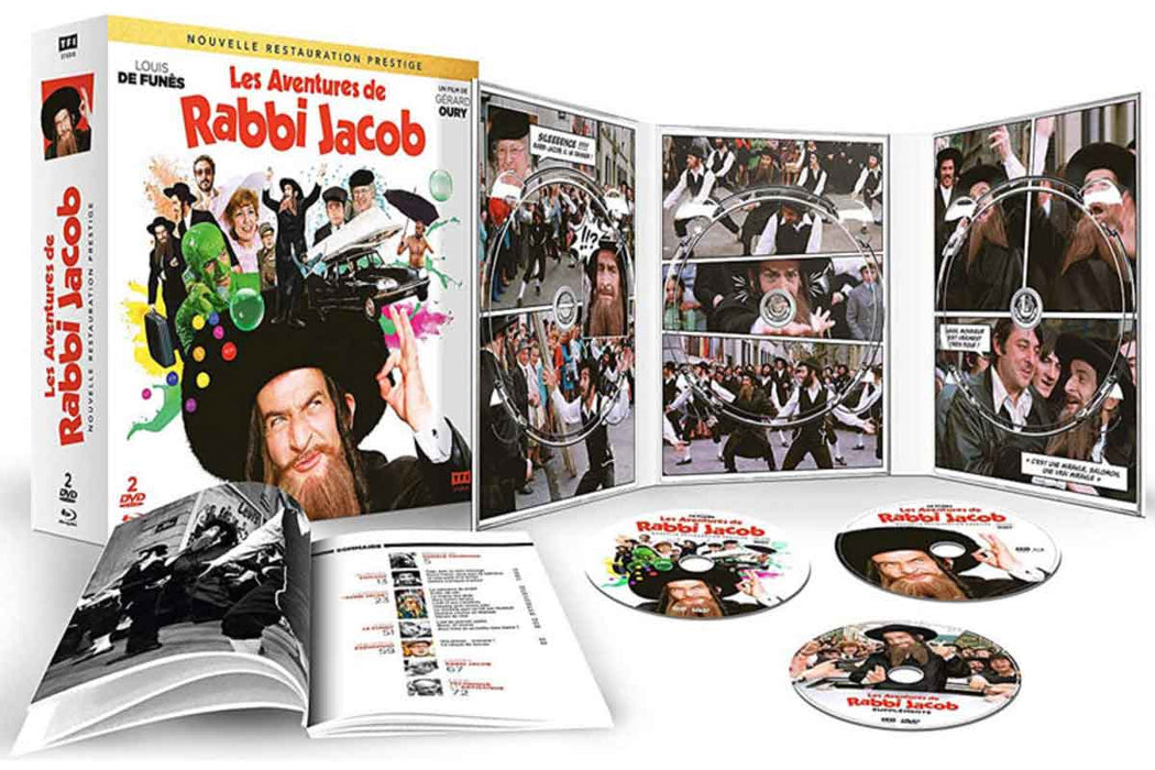 Les aventures de Rabbi Jacob - coffret prestige - blu-ray 5053083196912
