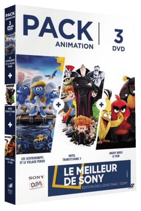 Coffret animation 3 dvd  neuf envoi en 24h — dvdculte