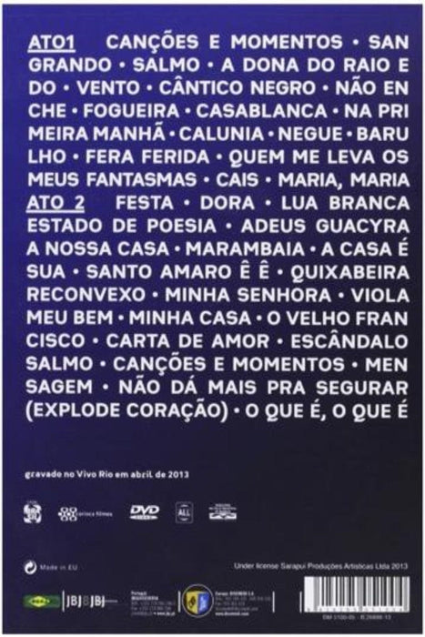 Maria Bethânia Carta De Amor - dvd 0826596036038