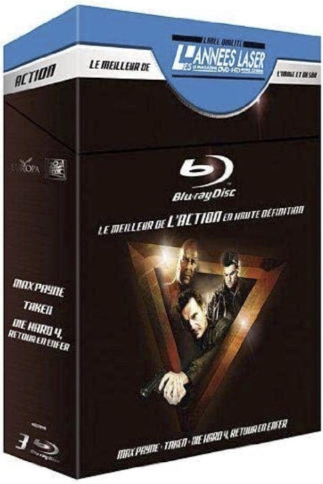 Max Payne + Die Hard 4 + Taken - coffret - blu-ray 3344428038960