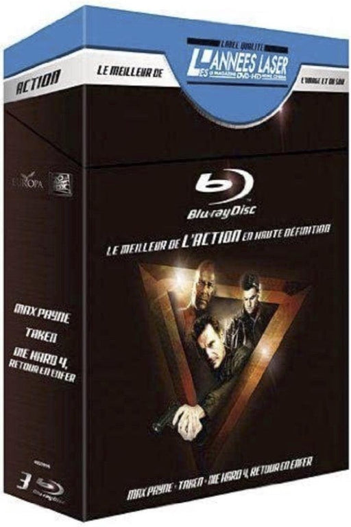 Max Payne + Die Hard 4 + Taken - coffret - blu-ray 3344428038960