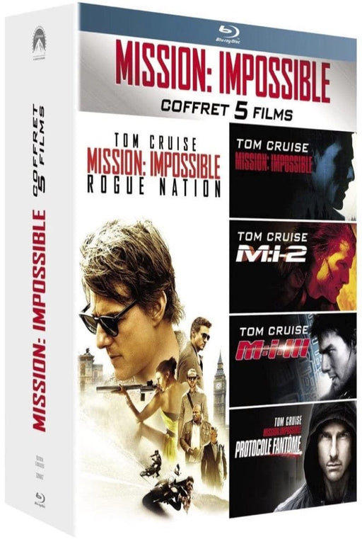 Mission : Impossible - l'intégrale des 5 films- coffret - blu-ray 3333973208973