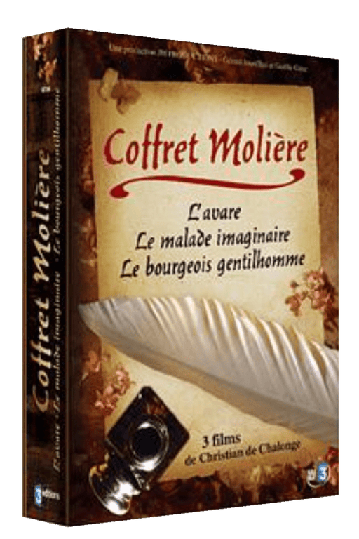 Molière : L'avare + Le bourgeois gentilhomme + Le malade imaginaire - coffret - DVD 3333290003466