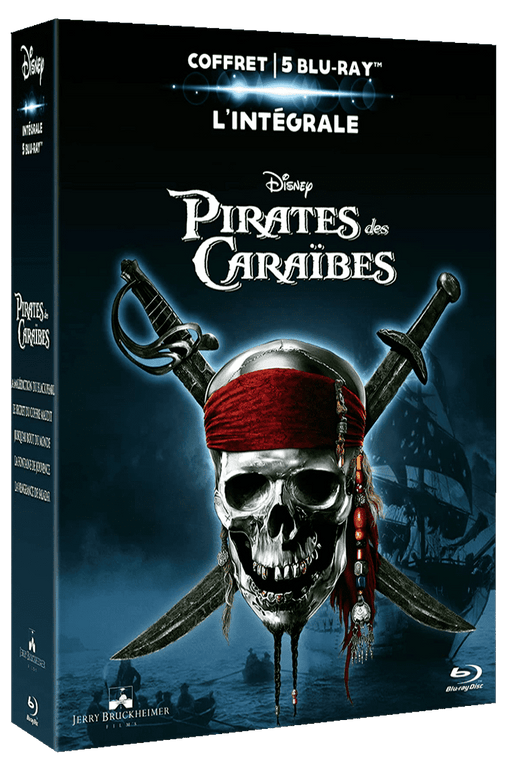 Pirates des Caraïbes - Intégrale - 5 films - Blu-ray 8717418595647