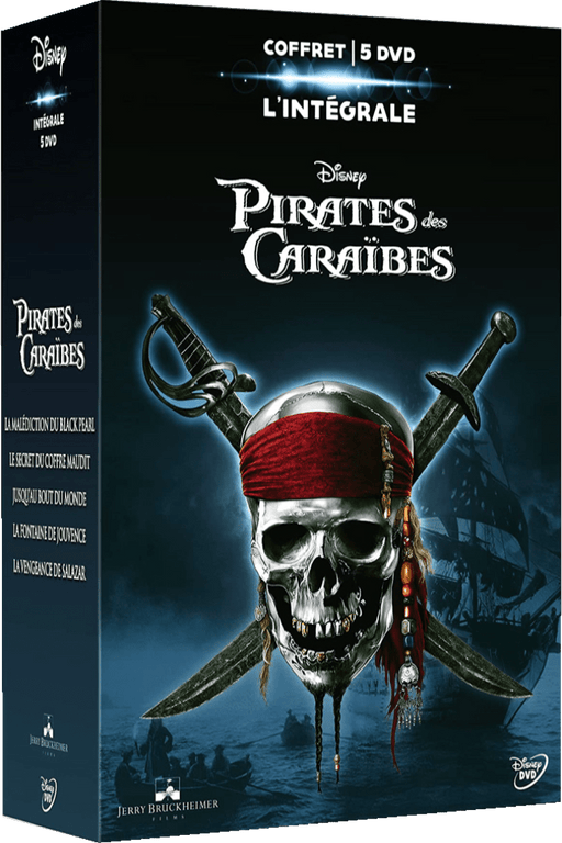 Pirates des Caraïbes - Intégrale - 5 films - dvd 8717418595654