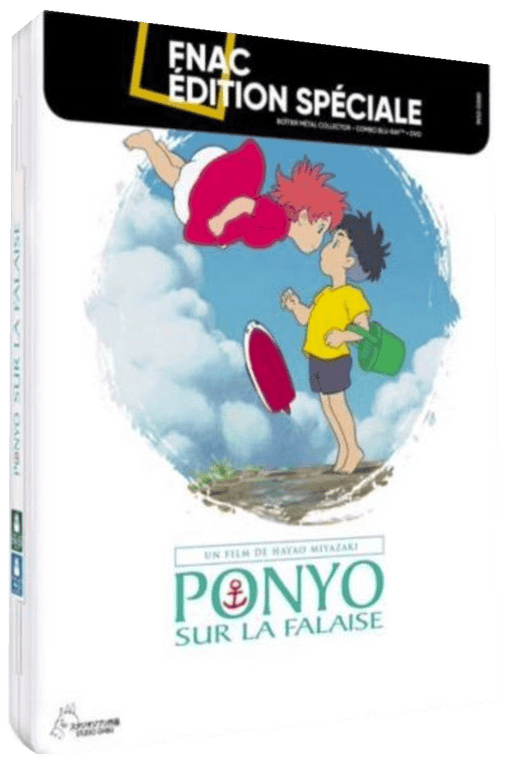 Ponyo sur la Falaise - steelbook - combo Blu-ray dvd 8717418555856