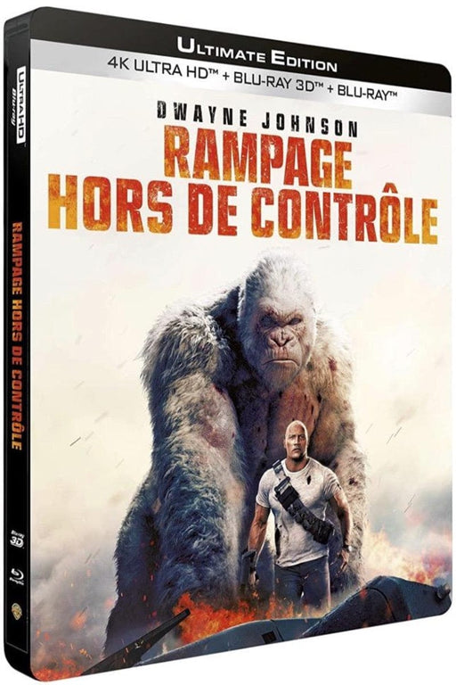 Rampage : hors de contrôle - steelbook - Blu-ray + 4k + 3D 5051889637332