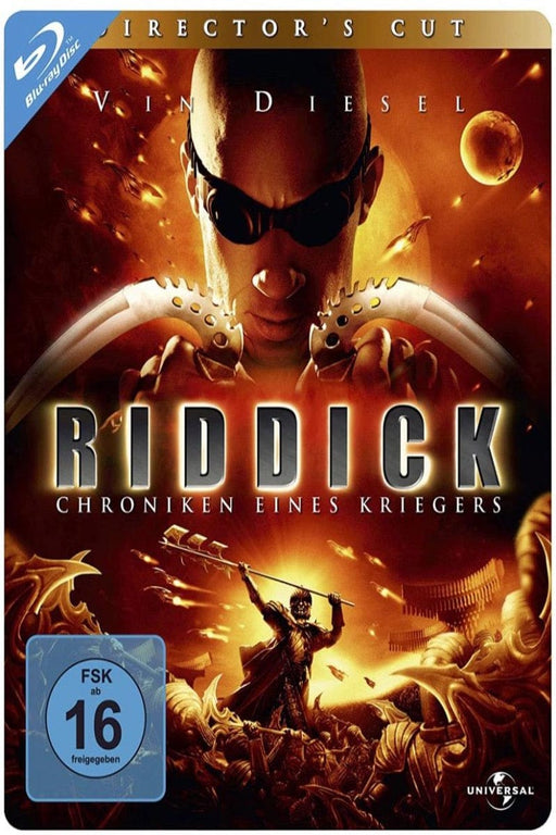 Riddick : chroniken mines kriegers - steelbook import avec VF - blu-ray 5050582878653