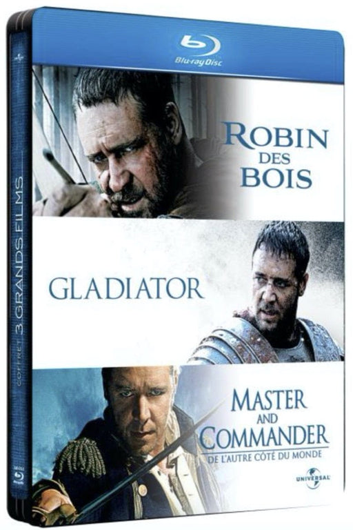 Russell Crowe : 3 grands films - steelbook - blu-ray 5050582847291