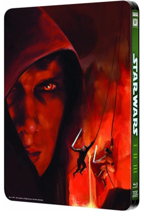 Stars Wars : Prequel trilogy - steelbook import VO - blu-ray 5039036059510