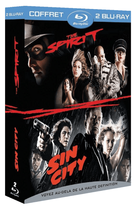 The Spirit + Sin City - coffret - blu-ray 3333290001165