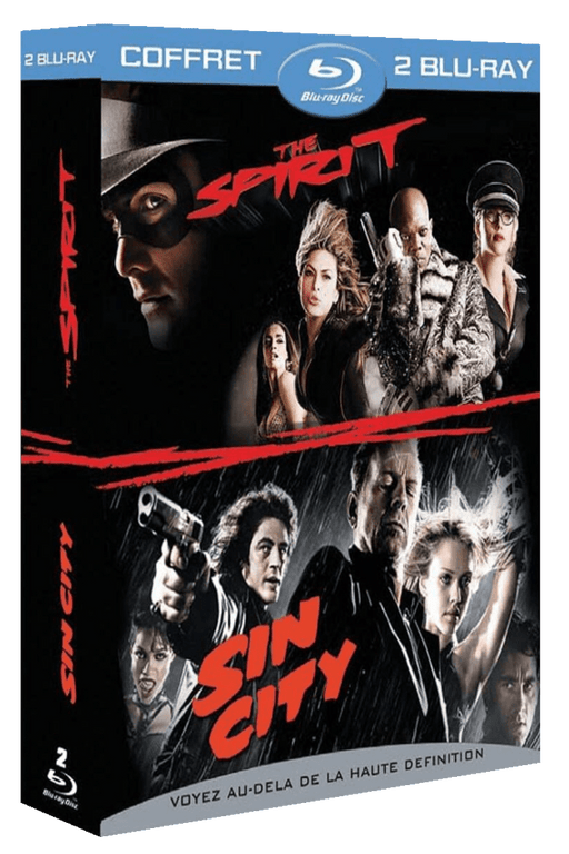 The Spirit + Sin City - coffret - blu-ray 3333290001165