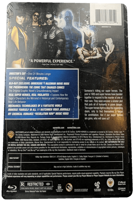 The Watchmen : director's cut - Steelbook import avec VF - Blu-ray 883929332052