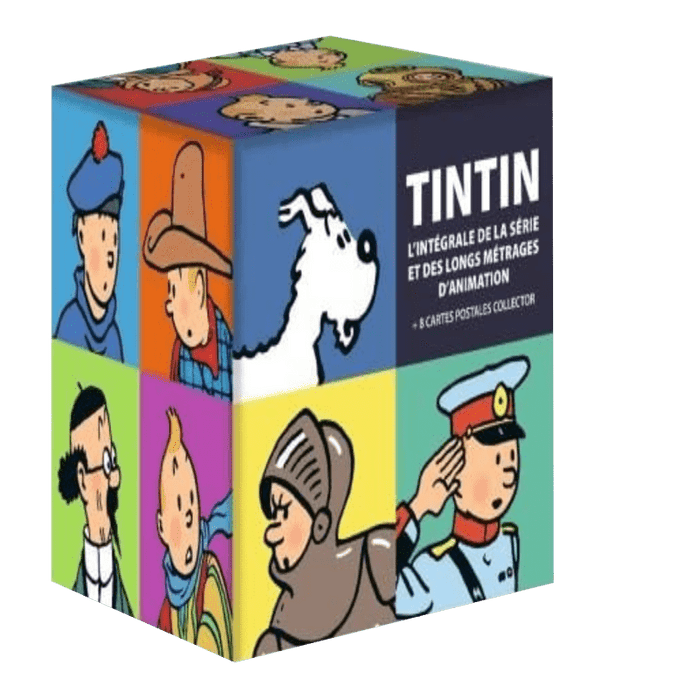 Tintin : l'intégrale de la série et des Longs métrages d'animation - Coffret - DVD 3309450035158