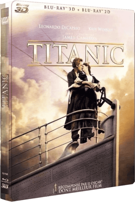 Titanic - edition collector steelbook - Blu-ray 3d + 2d 3344428051310