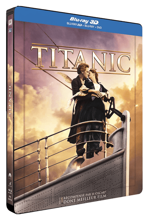 Titanic - Steelbook lenticulaire - Blu-ray 3d + 2d 3344428055097
