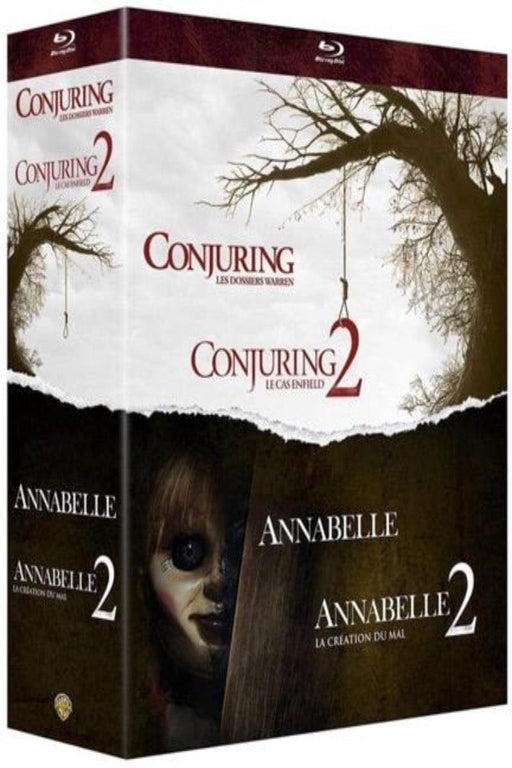Warren - Collection de 4 films : Annabelle et Conjuring - coffret - blu-ray 5051889636700